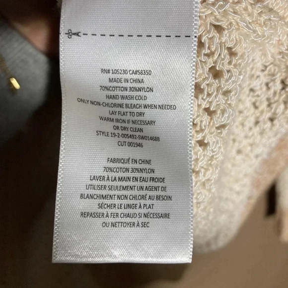 Joie striped cotton  sweater - Picture 4 of 5